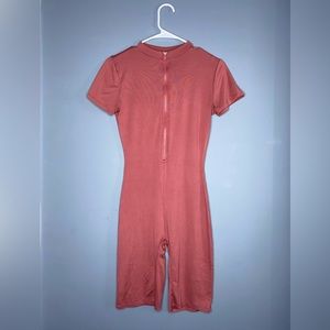 Women’s Pink Medium Romper/Unitard